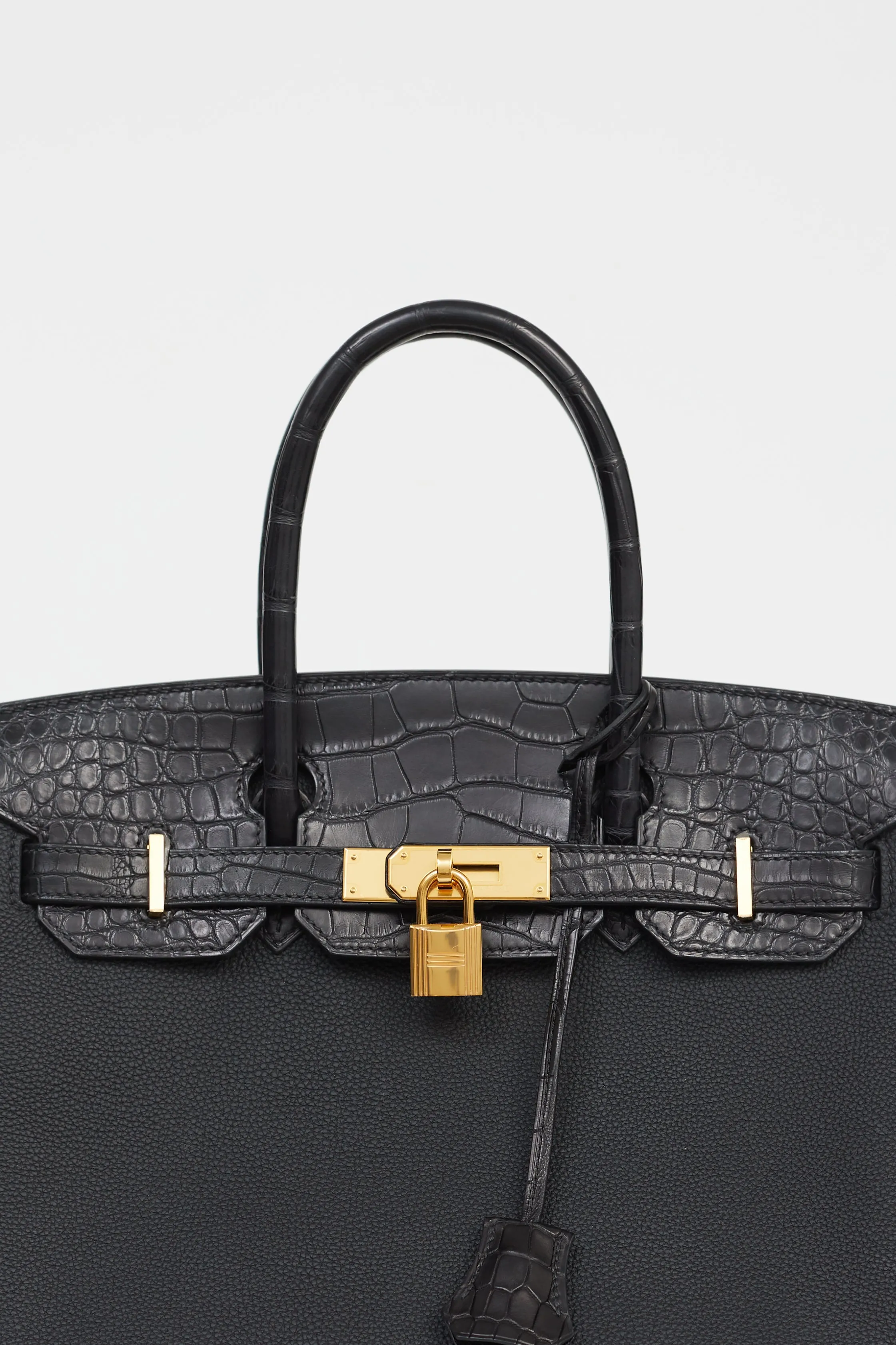 2020 Noir Togo & Exotic Leather Birkin 30 Touch Bag