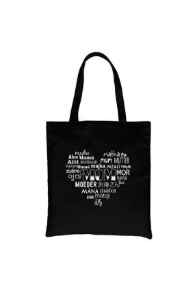 365 In Love - Mom Different Languages Canvas Bag