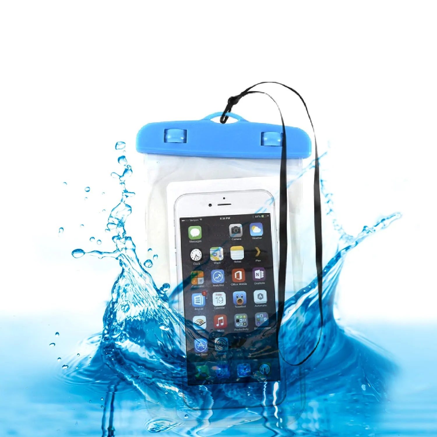 4635 Mobile Waterproof Sealed Transparent Plastic Bag / Pouch Cover for All Mobile Phones