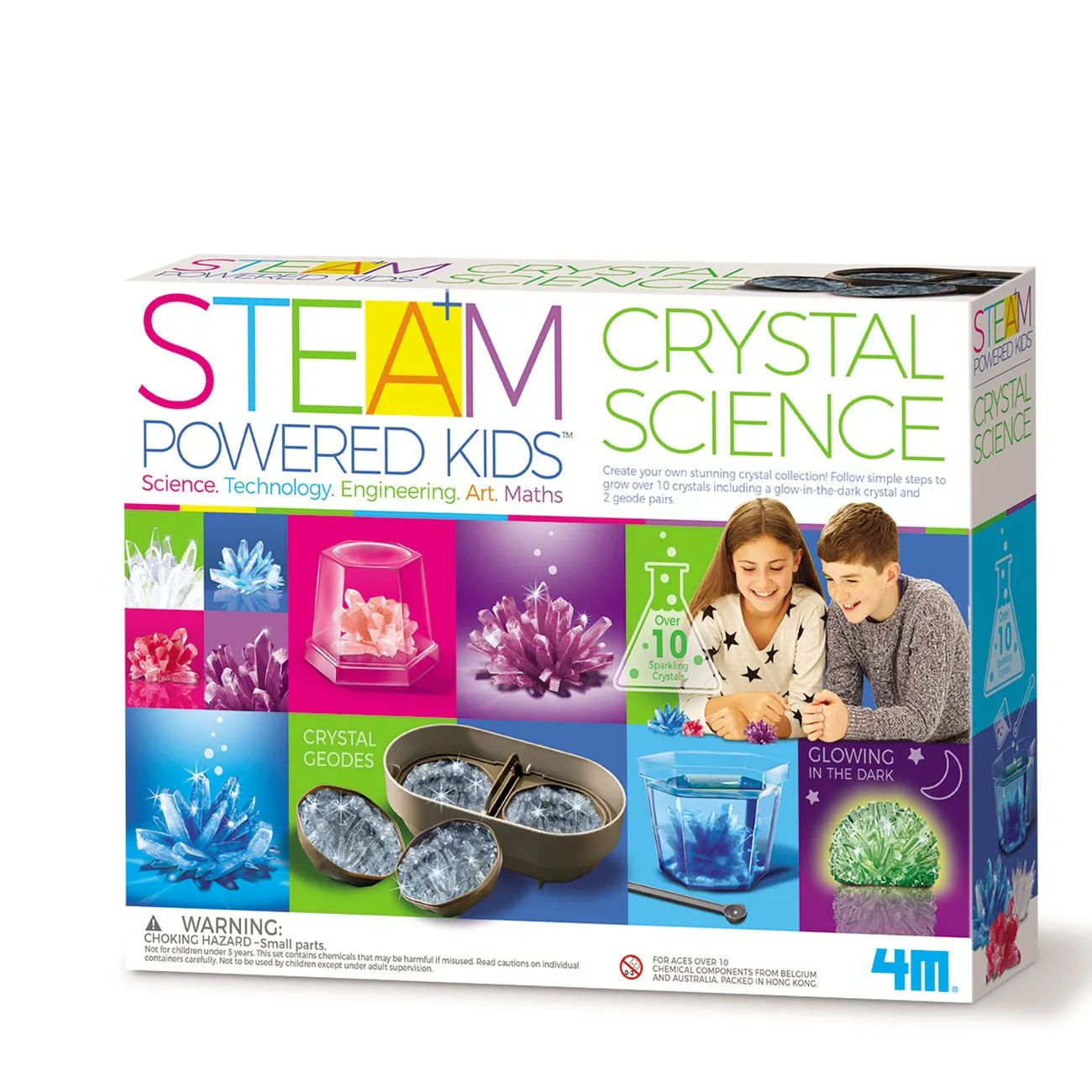 4M Steam Powered Kids Xl Crystal Science