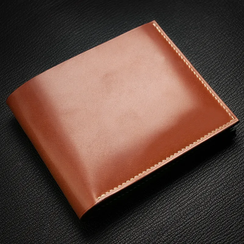 #90 Japanese Shell Cordovan & French Chèvre Combo Bifold Wallet