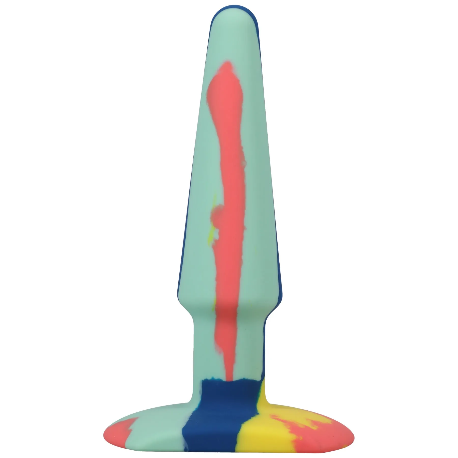 A-Play Groovy Silicone Anal Plug 5 Inch - Sunrise