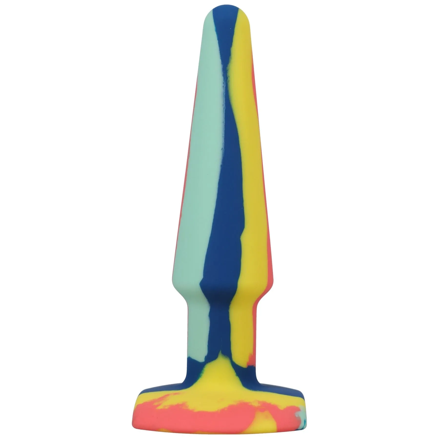 A-Play Groovy Silicone Anal Plug 5 Inch - Sunrise