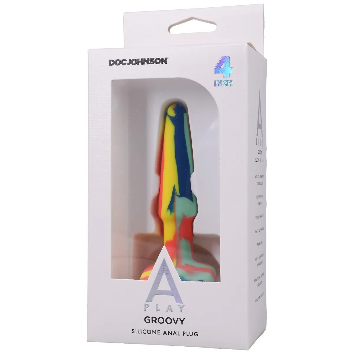 A-Play Groovy Silicone Anal Plug Inch