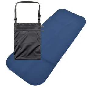 Adult Changing Mat and WaterProof Bag Set - Steel Blue/Black