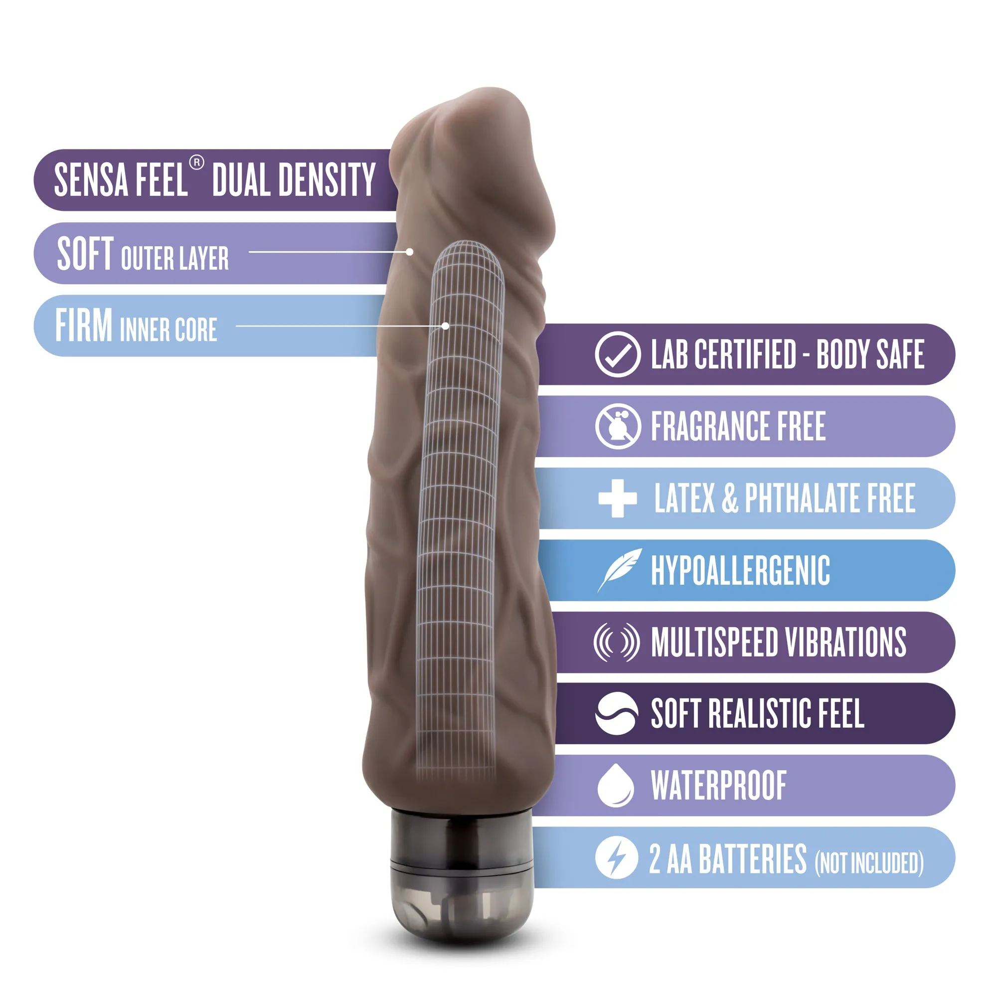 Adventurous Vibe Toy: Dual Density Vibrating Fun for Endless Smiles!