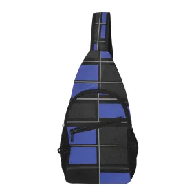 AJ Sling Bag - AMMA JO TARTAN BLUE