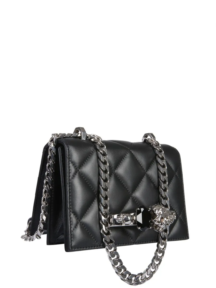 Alexander McQueen Embellished Skull Crossbody Bag