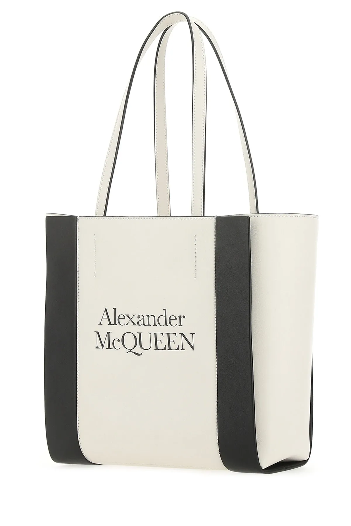 Alexander McQueen Logo Print Tote Bag