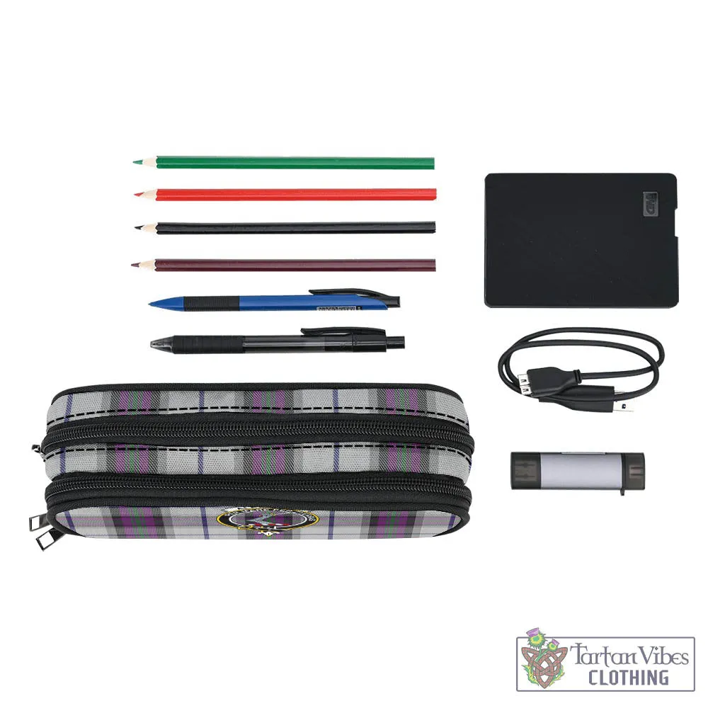 Alexander of Menstry Dress Tartan Pen and Pencil Case with Family Crest