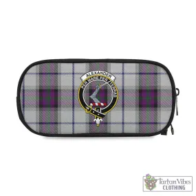 Alexander of Menstry Dress Tartan Pen and Pencil Case with Family Crest