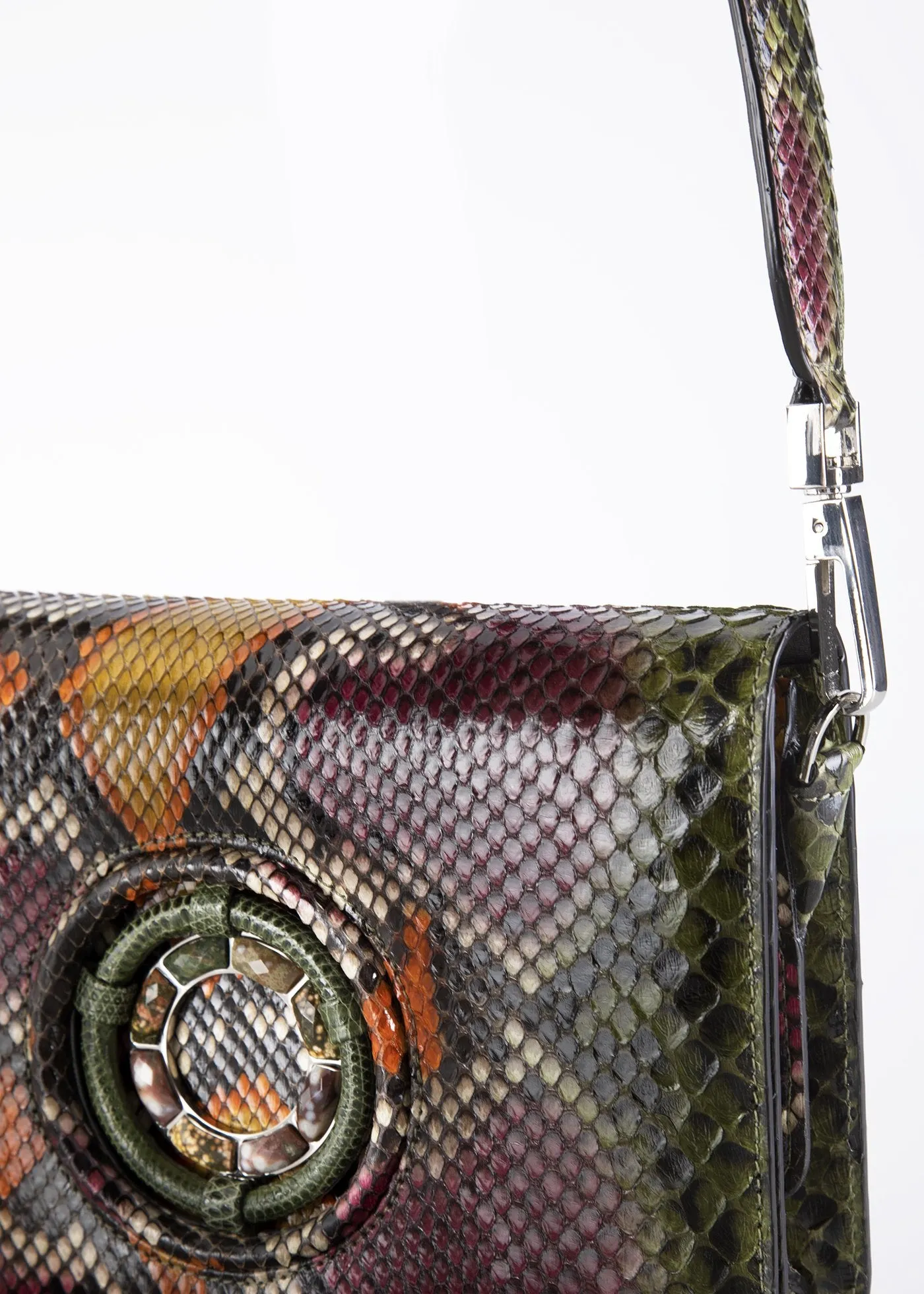 Anna Convertible Crossbody, Dark Multi-Color, Jasper Gemstones