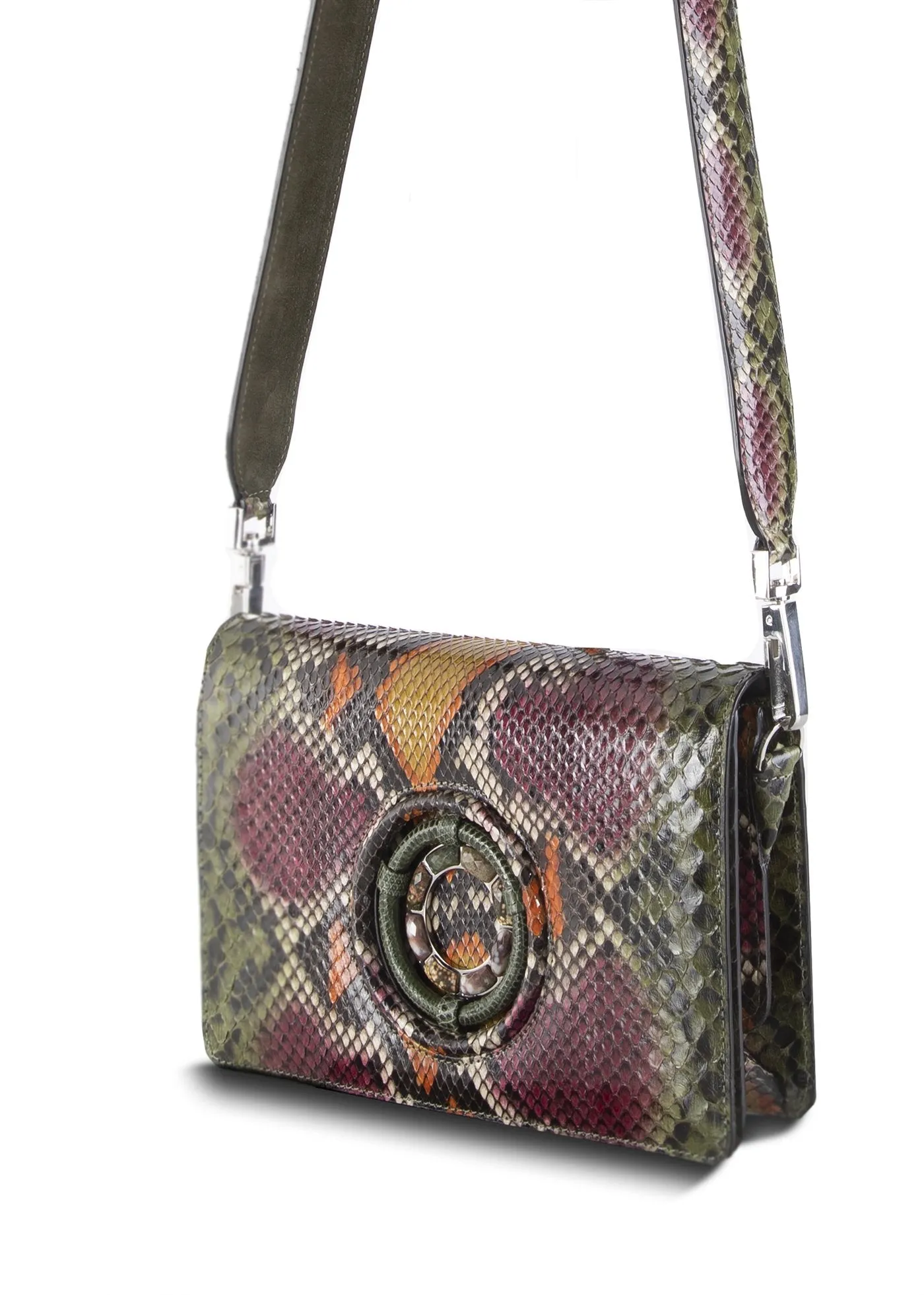 Anna Convertible Crossbody, Dark Multi-Color, Jasper Gemstones