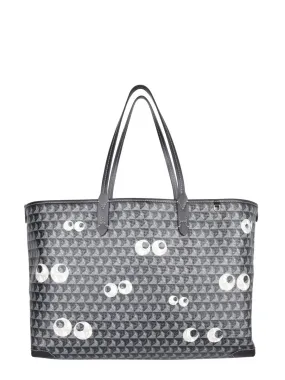 Anya Hindmarch Monogram Multi Eyes Printed Tote Bag