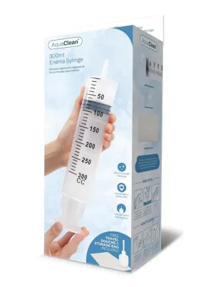 Aquaclean 300cc Enema Syringe