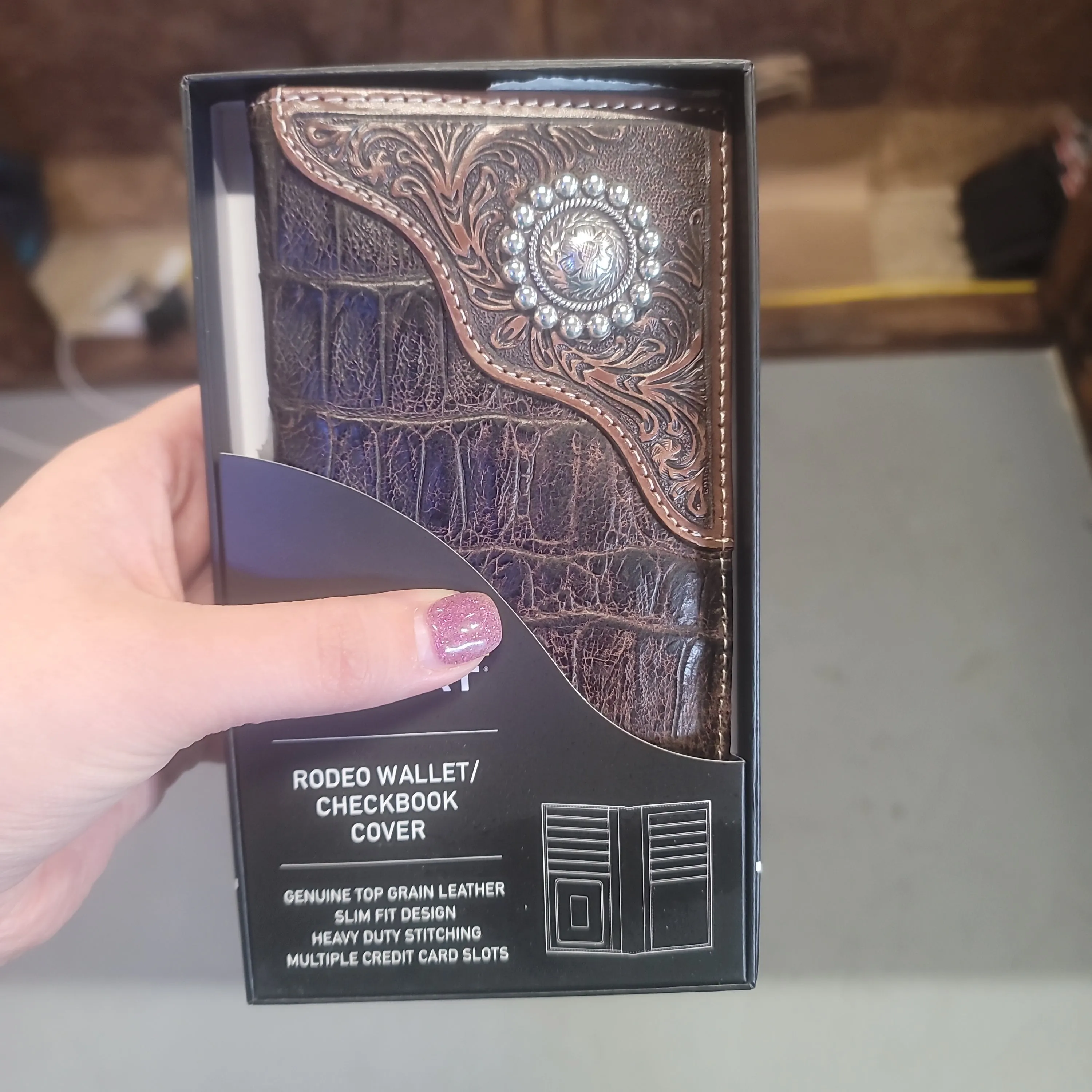 Ariat Rodeo Wallet/ Checkbook Cover