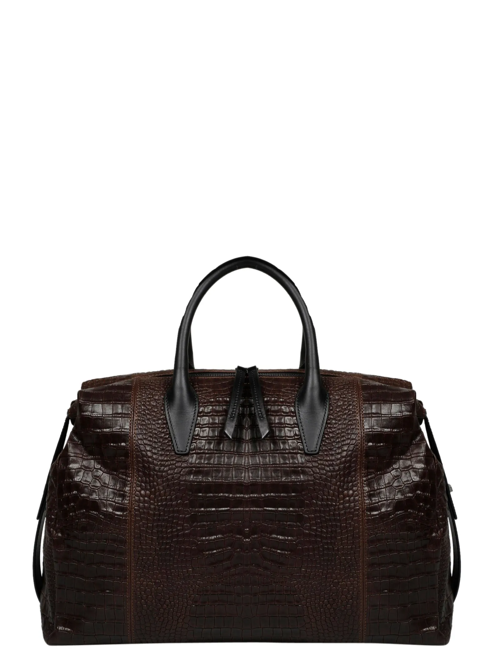 Ash Bruna Embossed Top Handle Bag