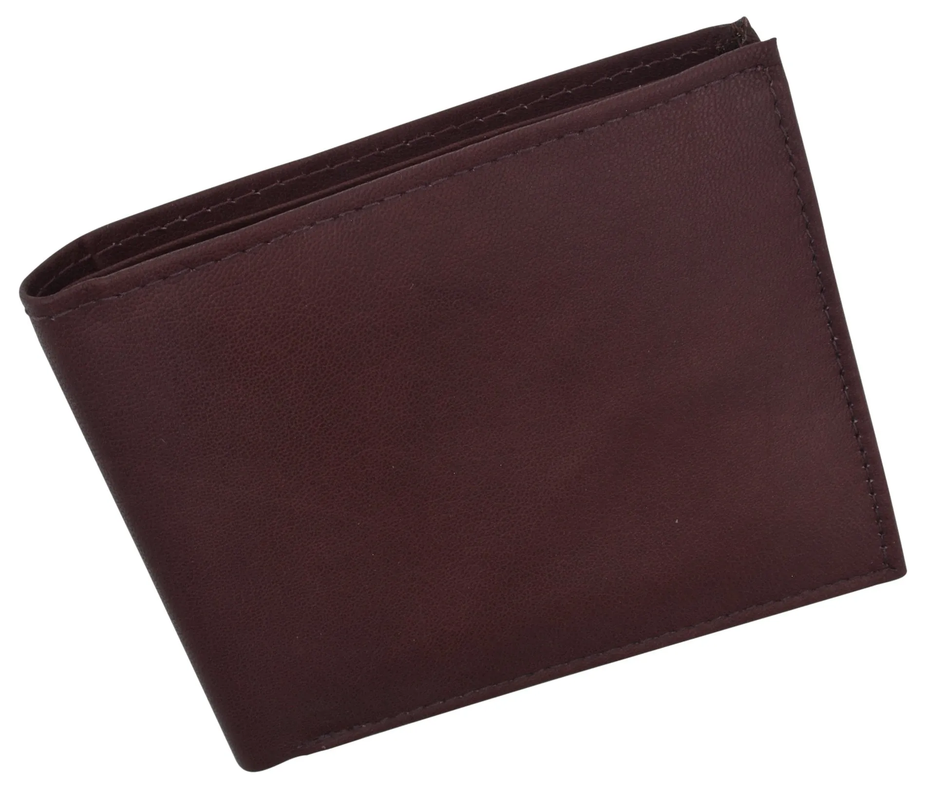 Bifold Men's RFID Blocking Genuine Leather Credit Card ID Wallet / RFID53GT