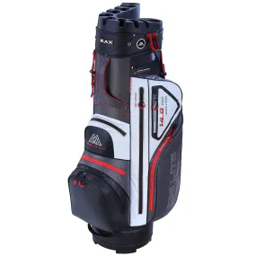 Big Max Dri Lite Silencio Waterproof Cart Bag - Charcoal/White/Black/Red