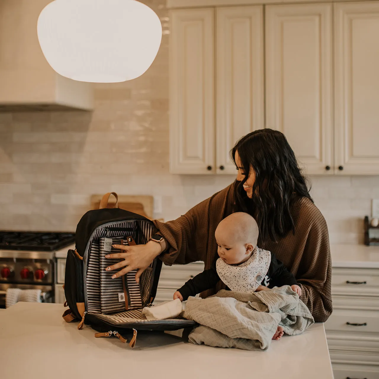 Birch Bag Mini Diaper Backpack - Black