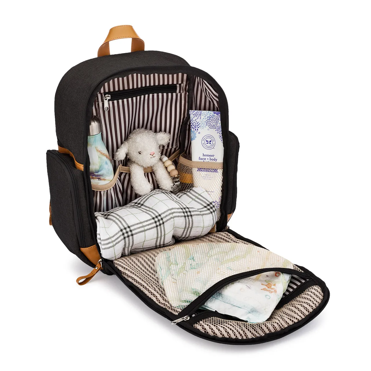 Birch Bag Mini Diaper Backpack - Black