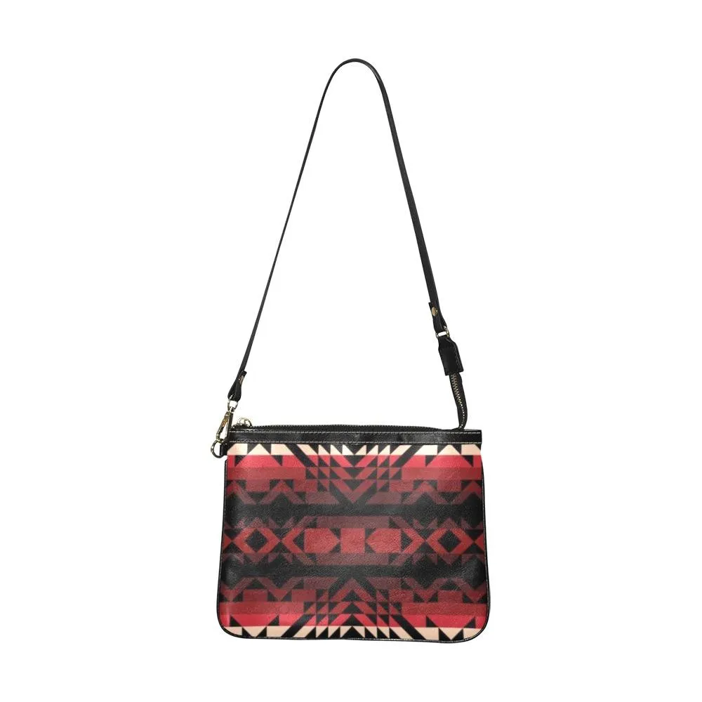 Black Rose Small Shoulder Bag