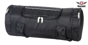 Black Triple Compartment Sissybar Bag