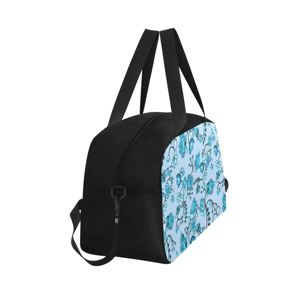 Blue Floral Amour Weekend Travel Bag