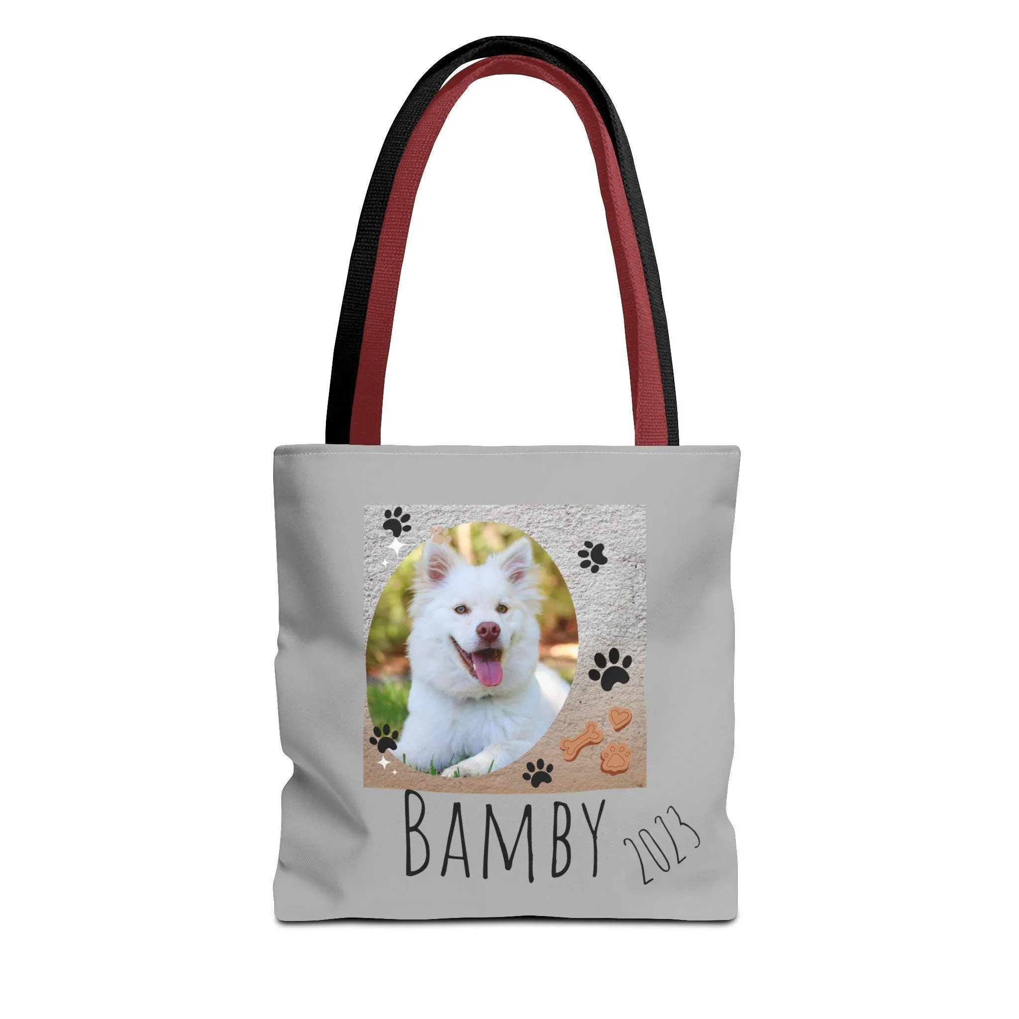 Bolso Foto de Mascota y  Nombre/Bolso Mascota/Bolso Amante Animales