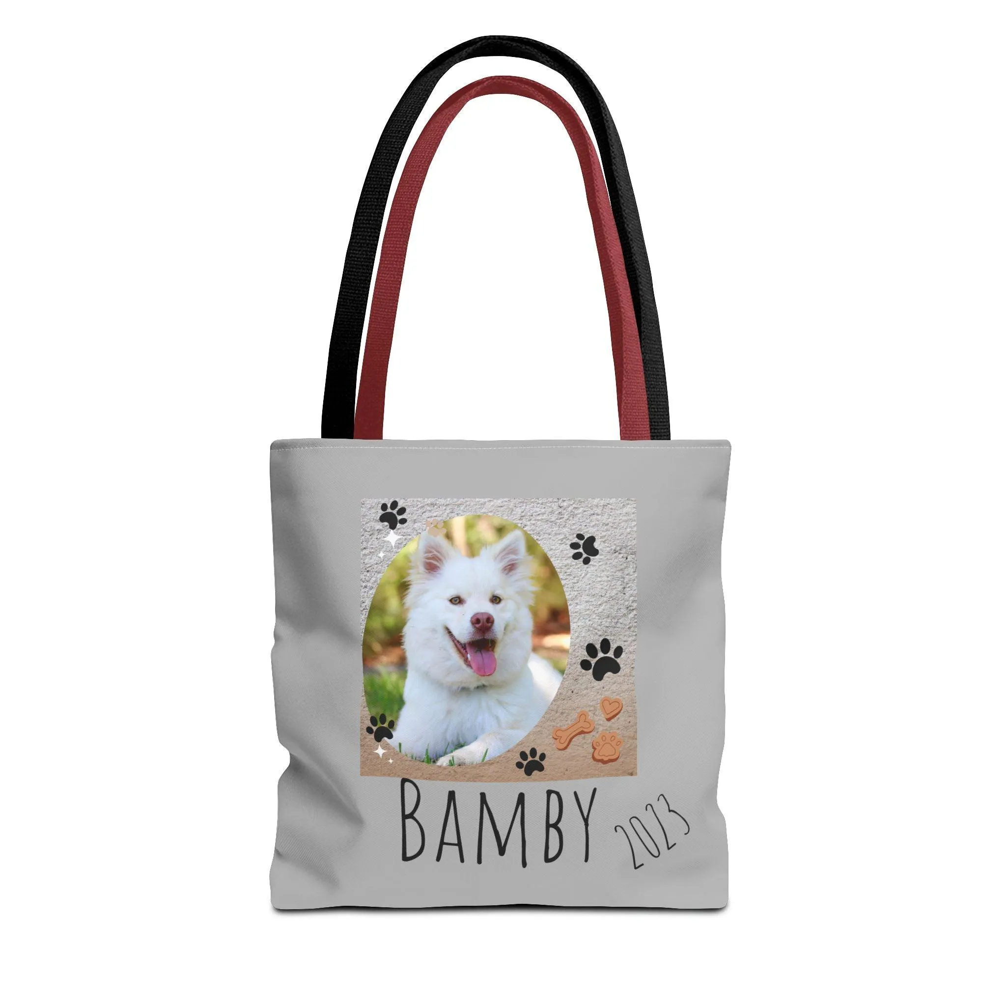 Bolso Foto de Mascota y  Nombre/Bolso Mascota/Bolso Amante Animales