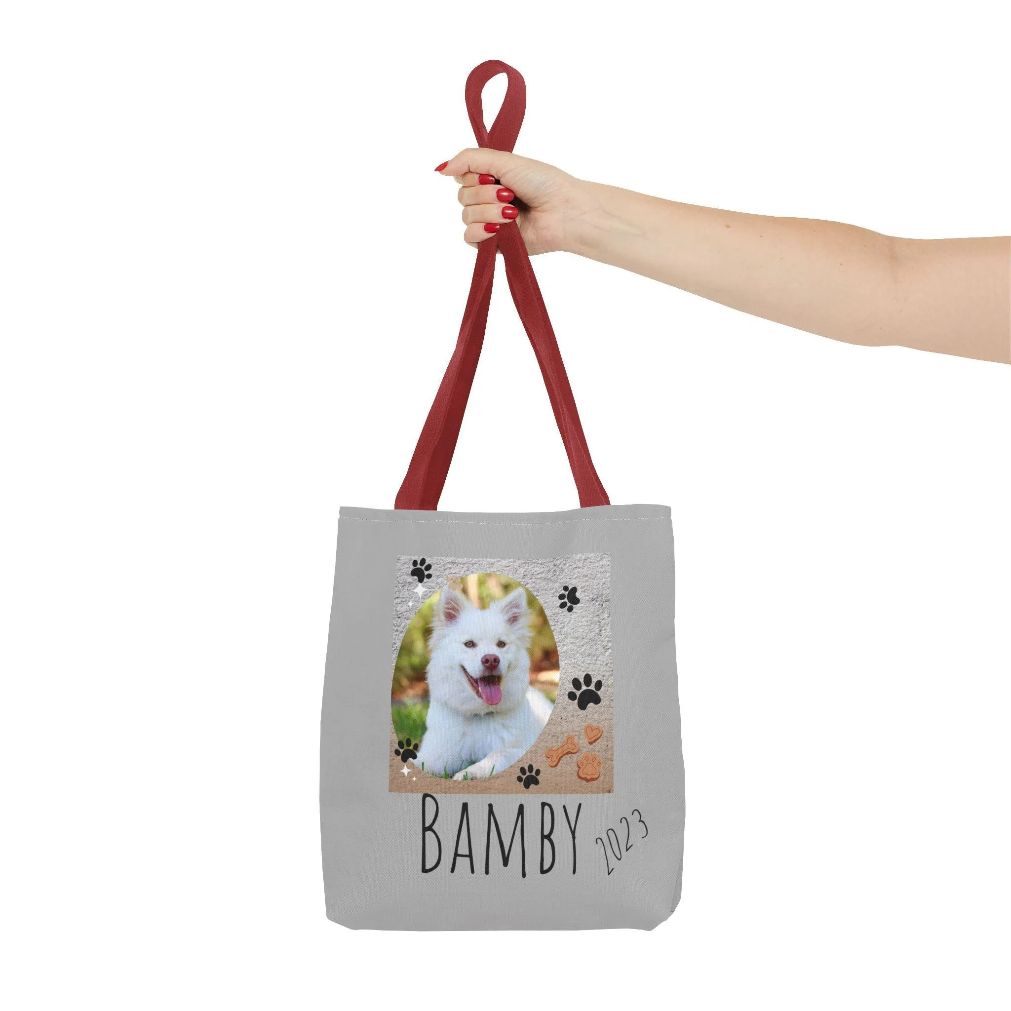 Bolso Foto de Mascota y  Nombre/Bolso Mascota/Bolso Amante Animales