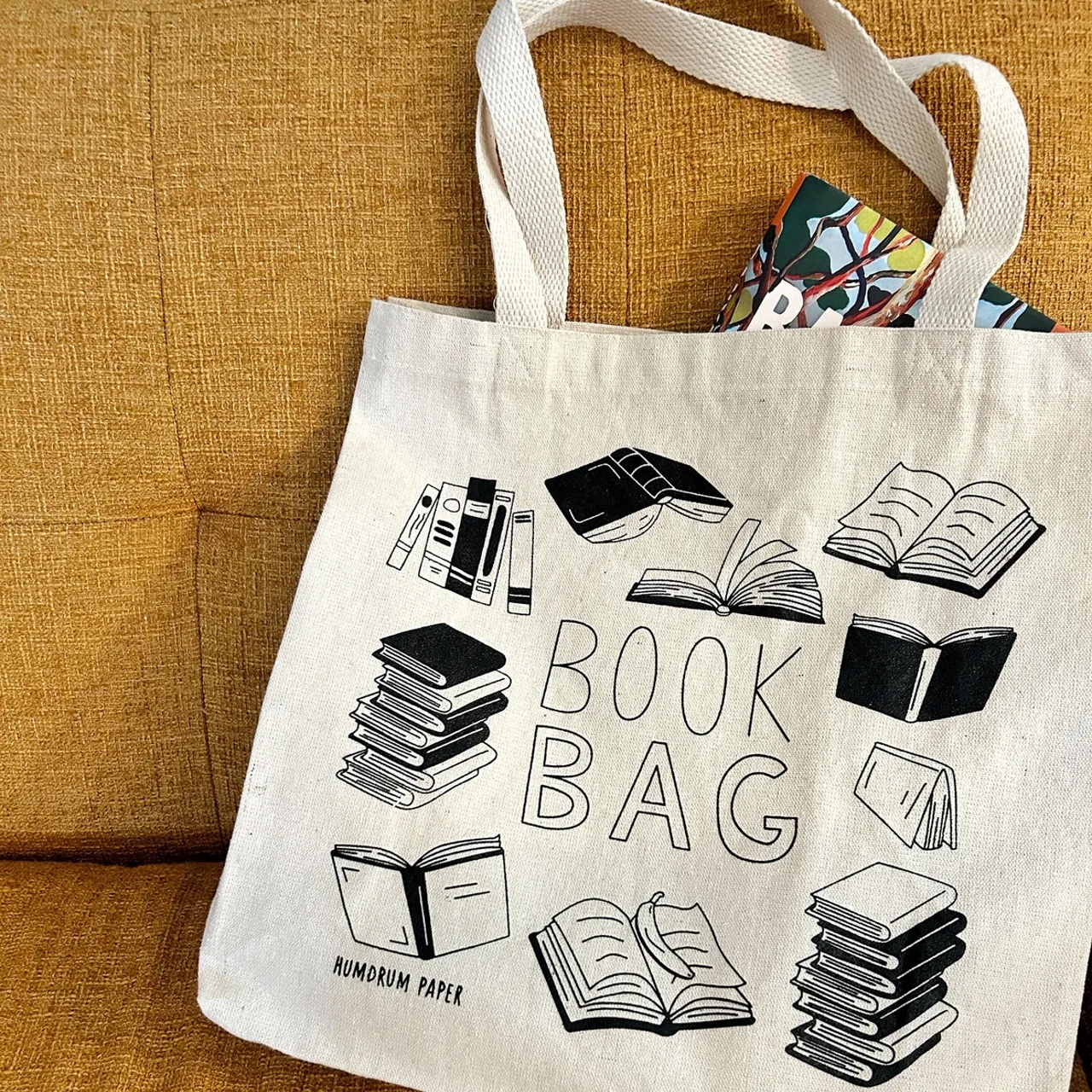 Book Bag Tote Bag