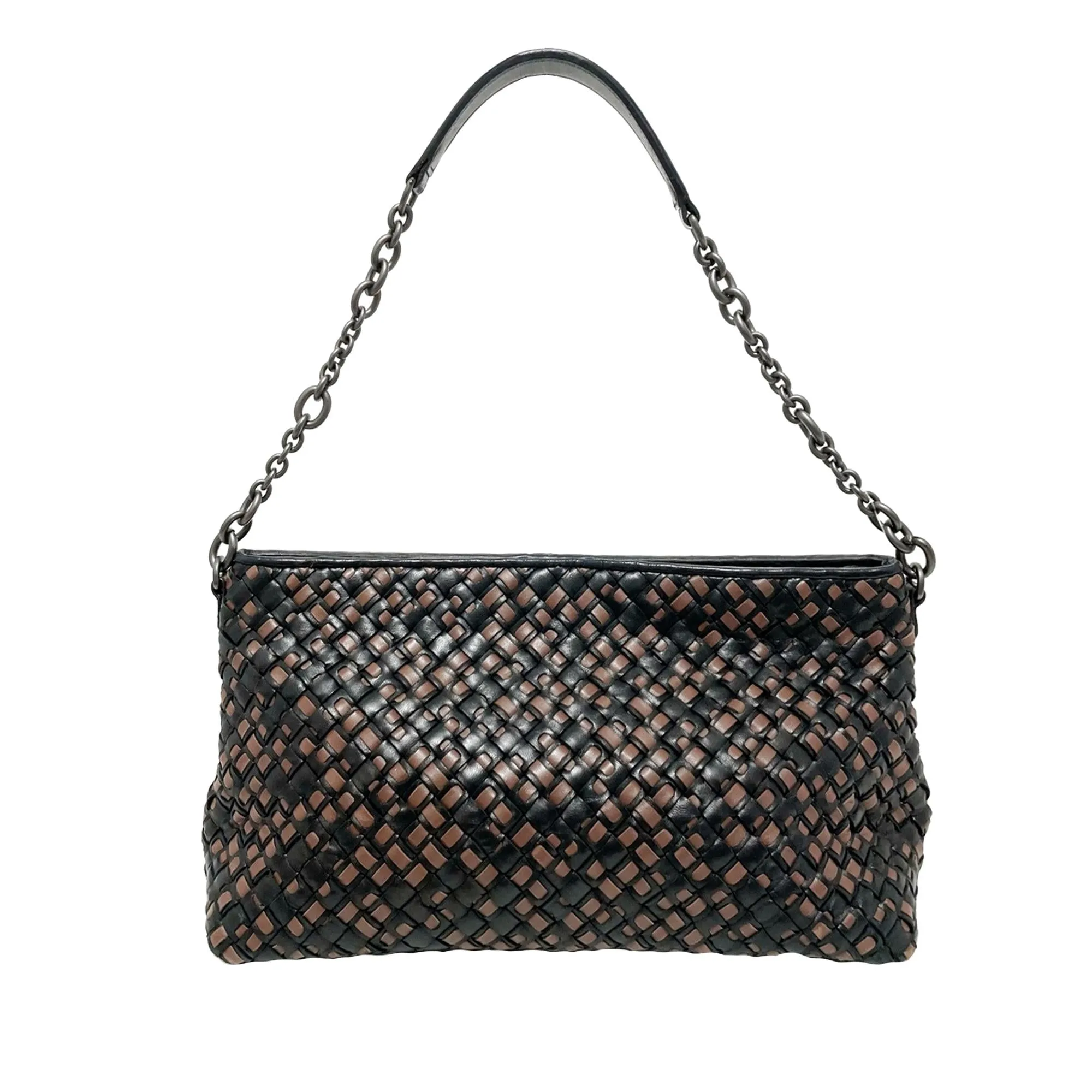 Bottega Veneta Intrecciato Leather Shoulder Bag (SHG-9OKAXm)