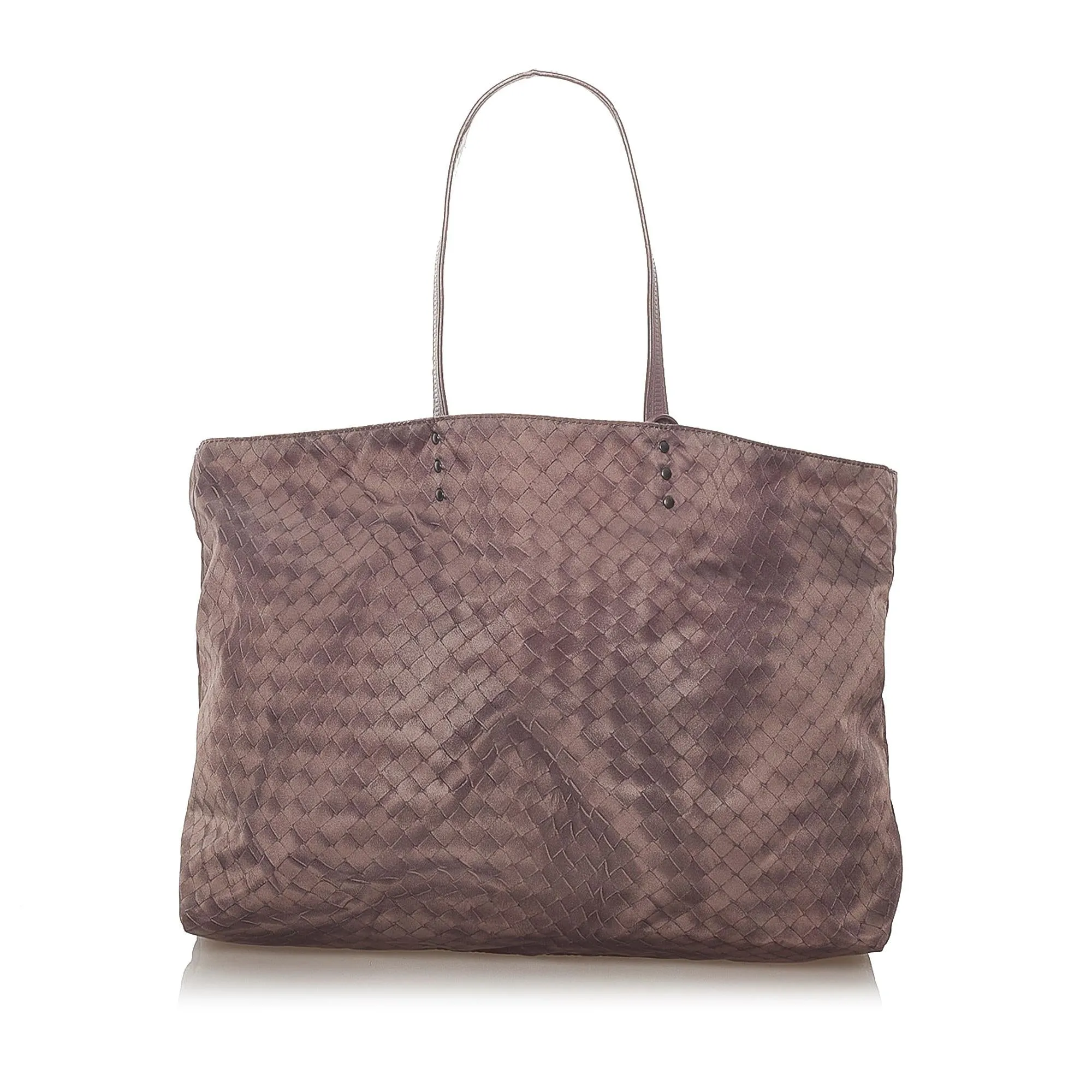 Bottega Veneta Intrecciolusion Nylon Tote Bag (SHG-27648)