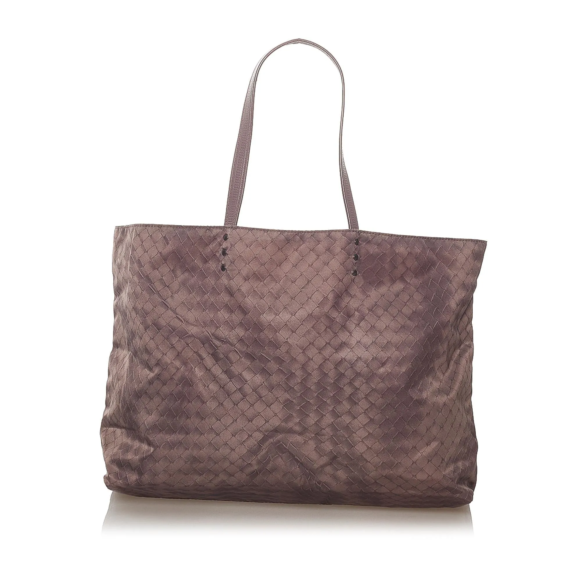 Bottega Veneta Intrecciolusion Nylon Tote Bag (SHG-27648)