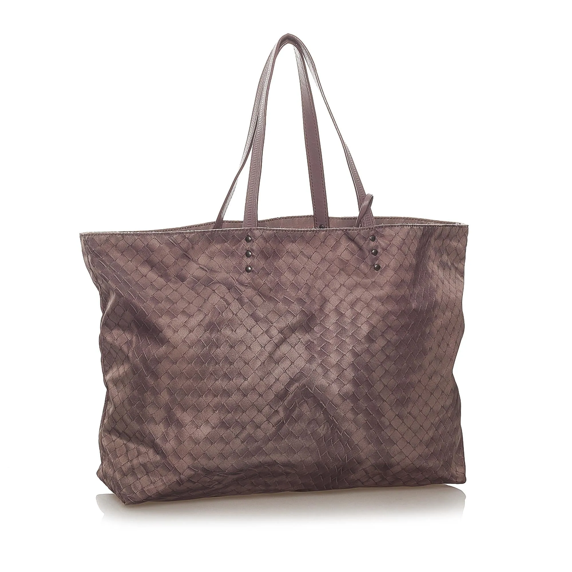 Bottega Veneta Intrecciolusion Nylon Tote Bag (SHG-27648)