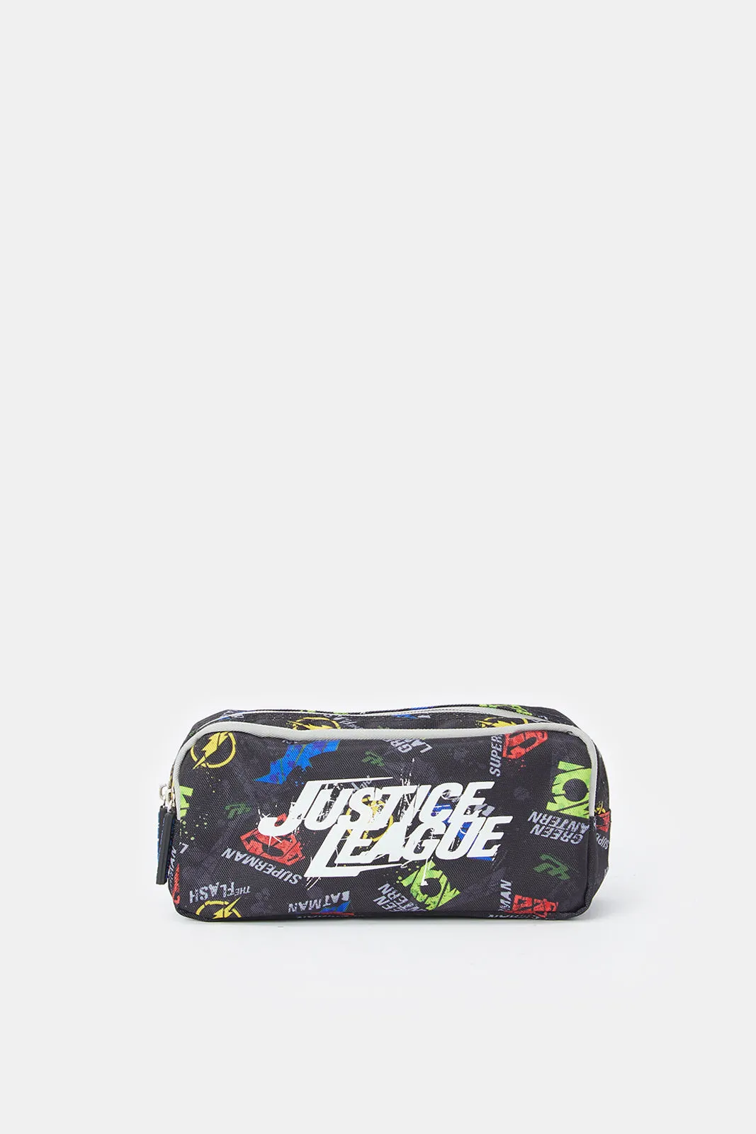 Boys Black Justice League Pencil Case