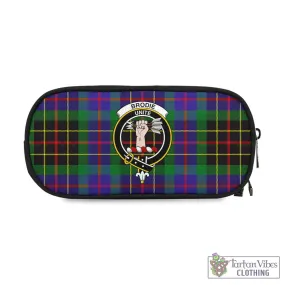 Brodie Hunting Modern Tartan Pen and Pencil Case with Family Crest