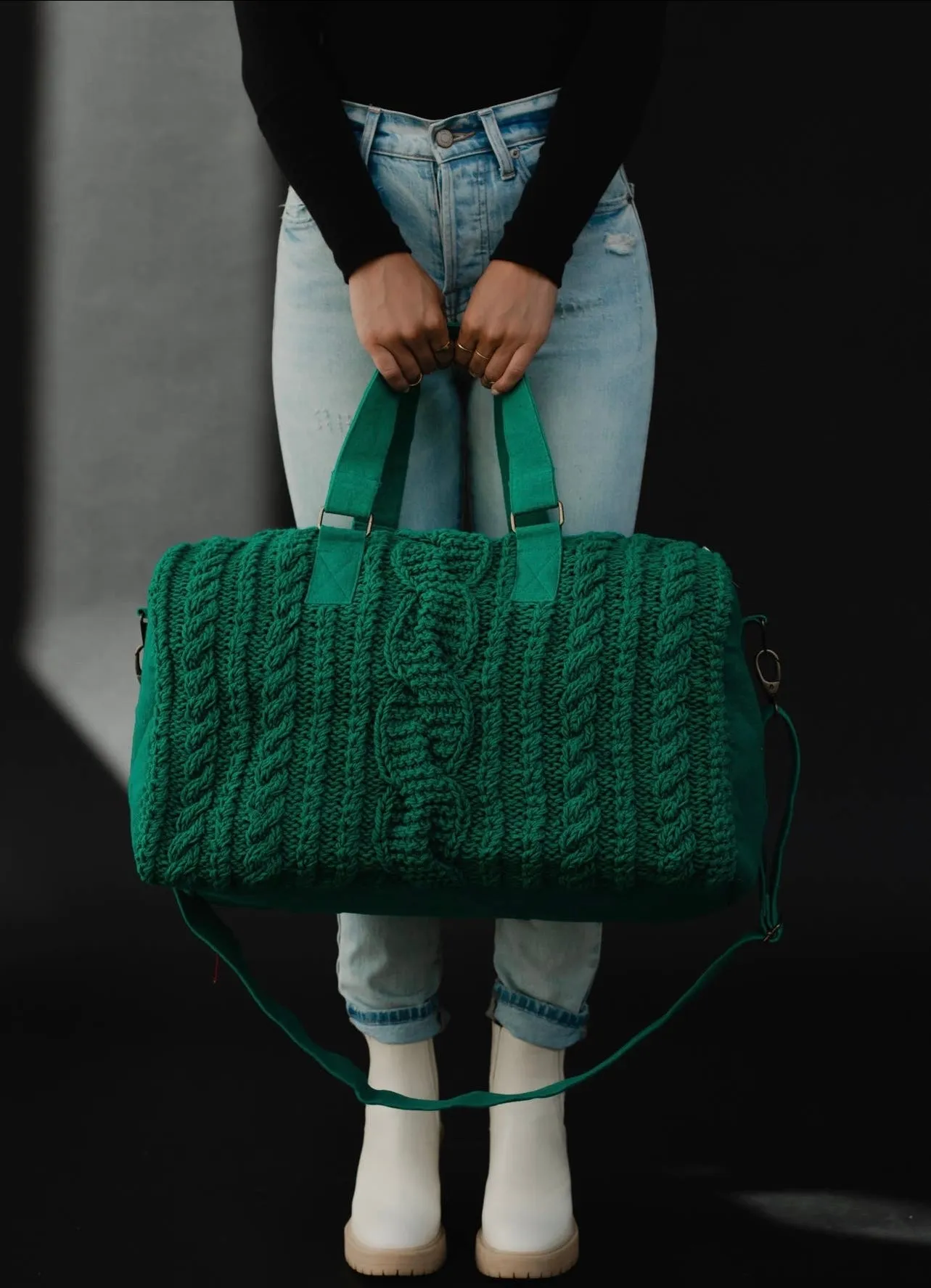 Cableknit Weekend Duffel Bag