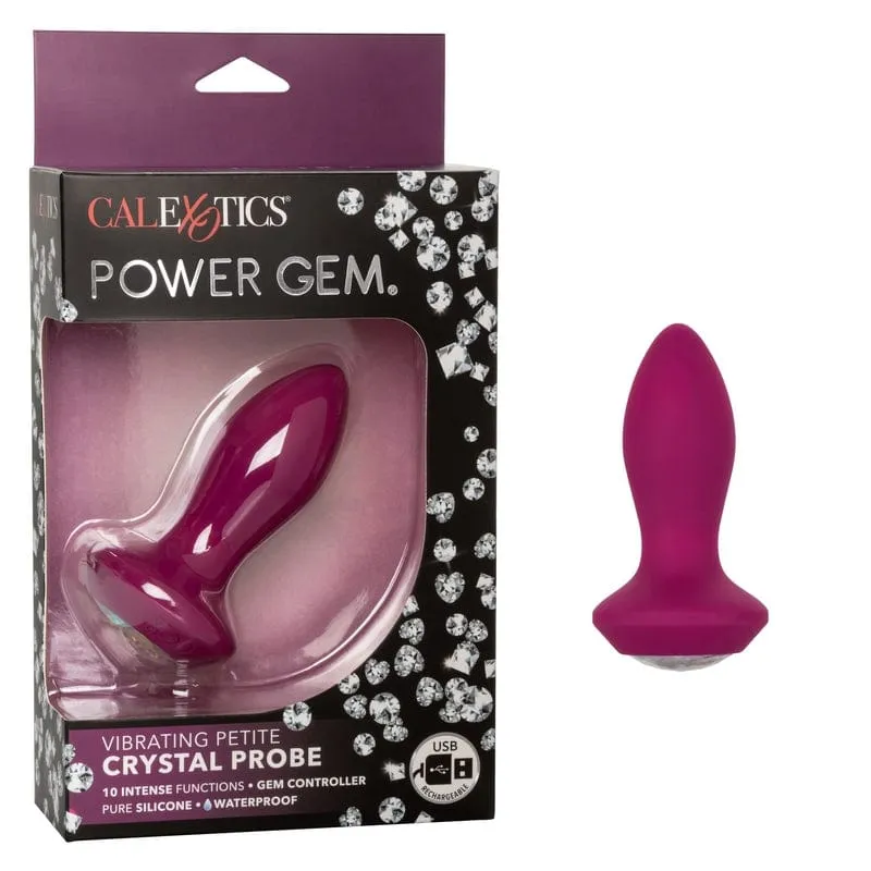 Calexotics Power Gem Vibrating Petite Crystal Probe