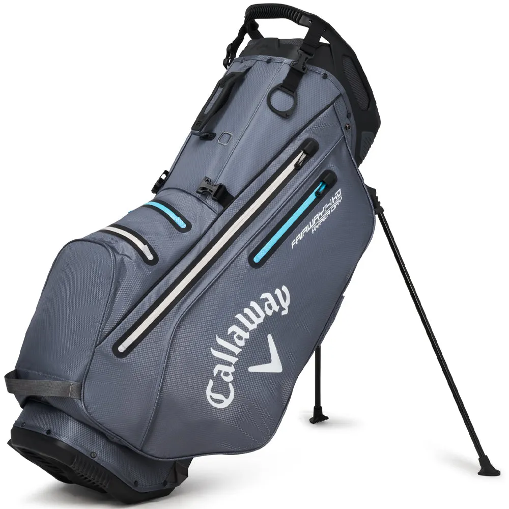 Callaway Fairway 14 Hyper Dry Waterproof Stand Bag - Graphite/Blue