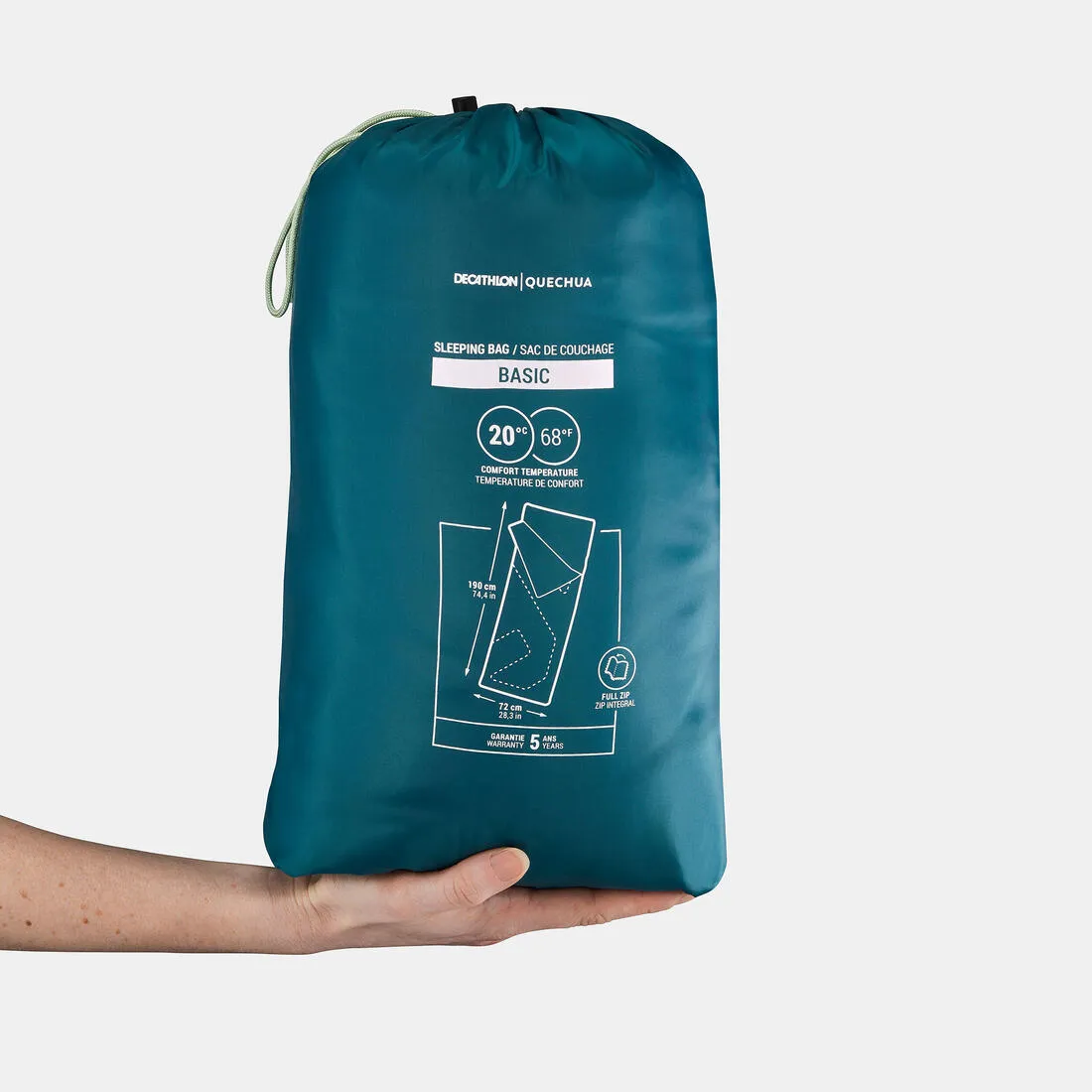 Camping Sleeping Bag 20° - Arpenaz