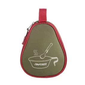 CAMPSOR Outdoor Camping Barbecue Tableware Storage Bag(Army Green)