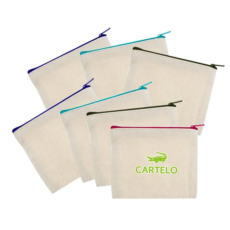 Canvas Zip Storage Bag 13*10cm