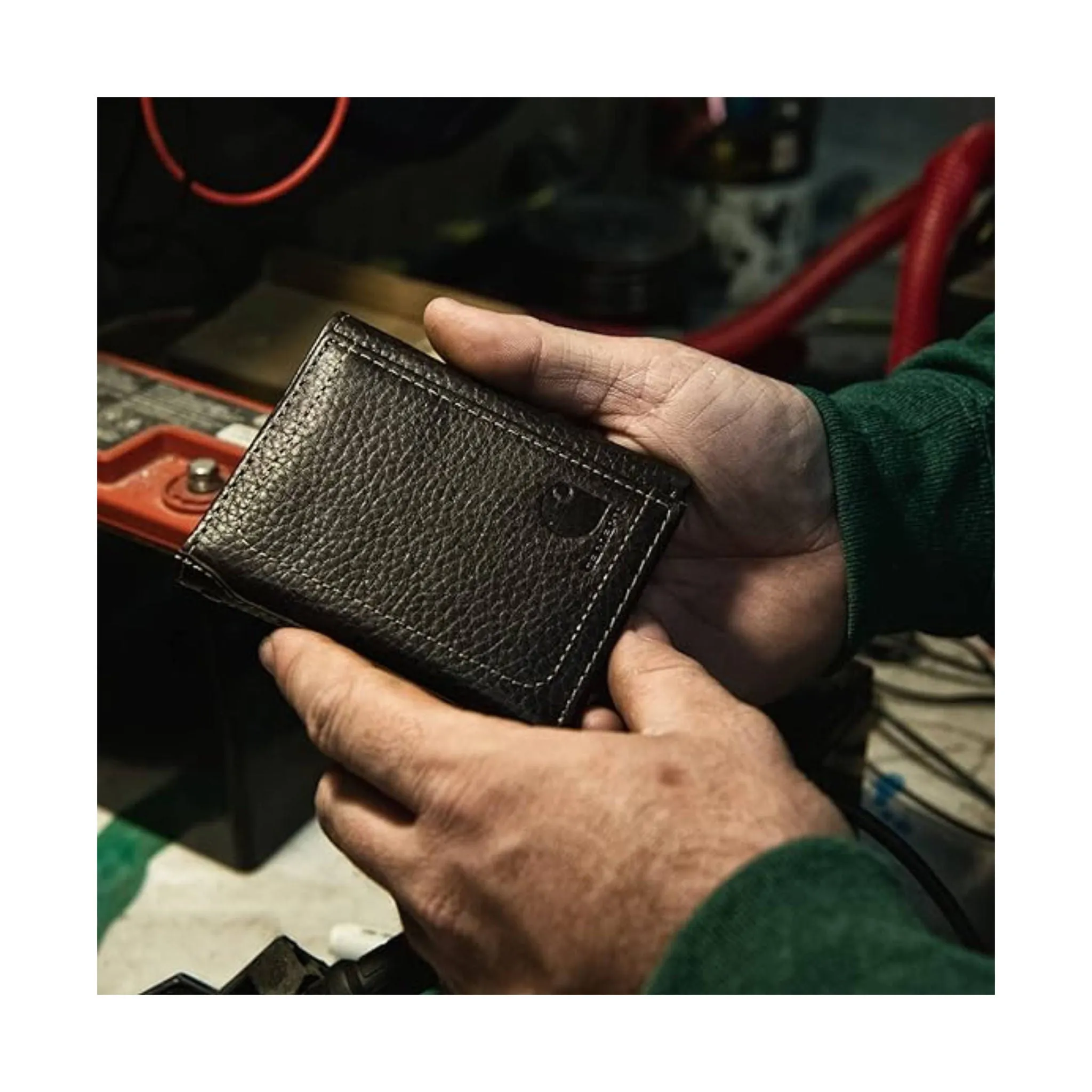 Carhartt Pebble Trifold Wallet - Dark Brown