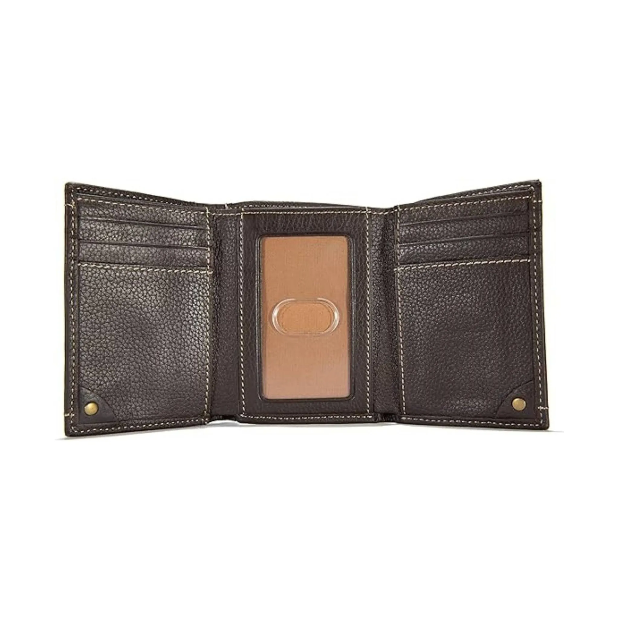 Carhartt Pebble Trifold Wallet - Dark Brown