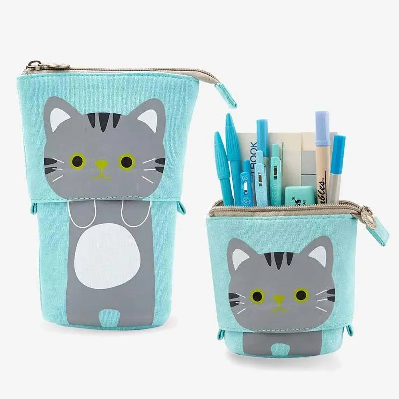 Cat Sliding Pencil Case