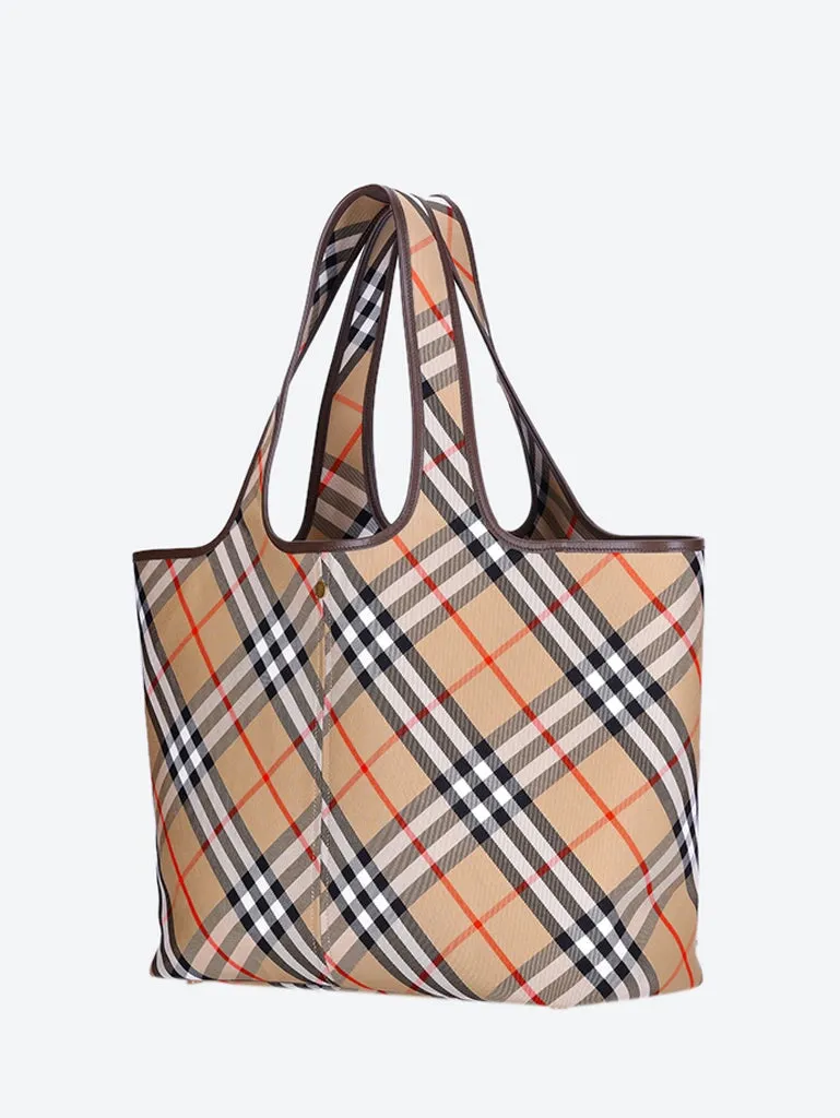 Check tote bag