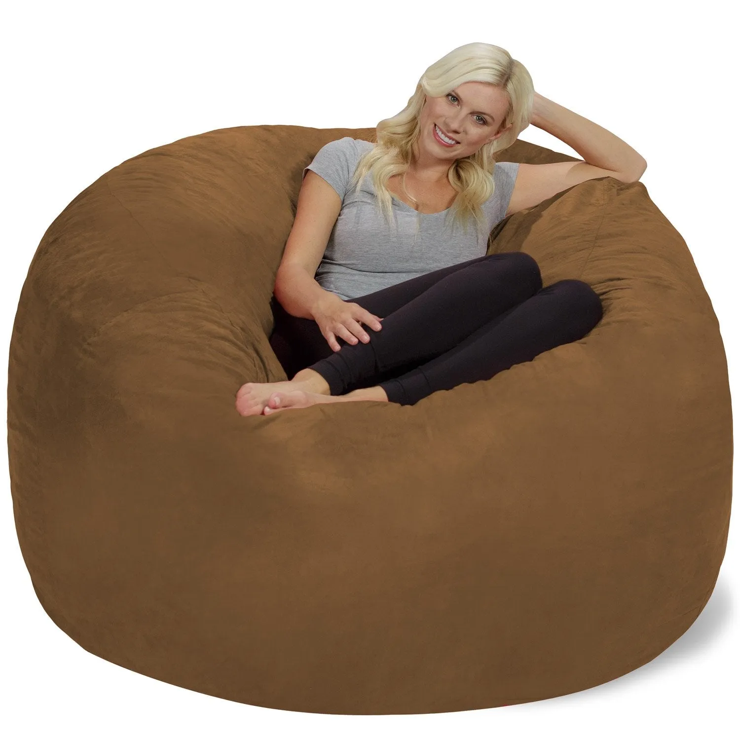 Chill Sack Bean Bag Chair: Giant 6' Memory Foam Furniture Bean Bag