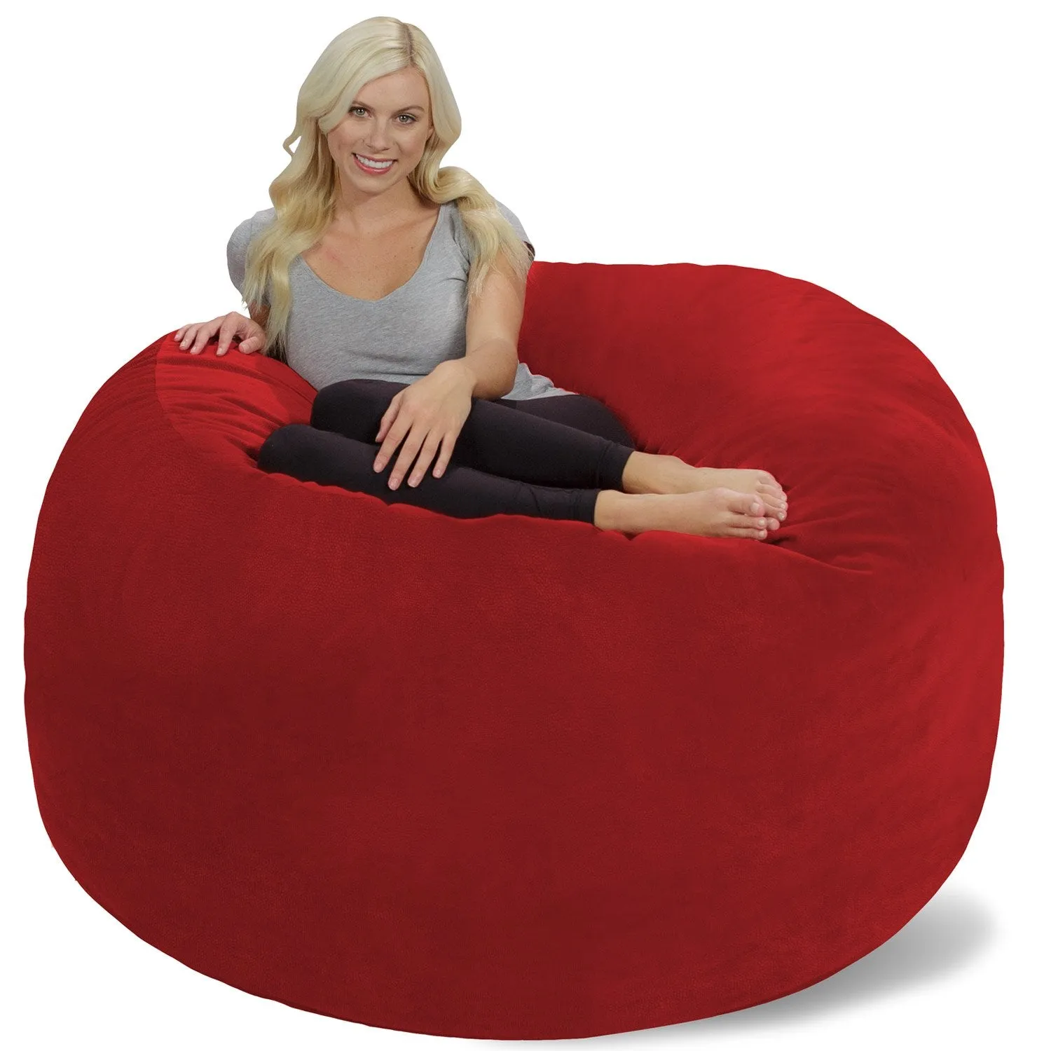 Chill Sack Bean Bag Chair: Giant 6' Memory Foam Furniture Bean Bag